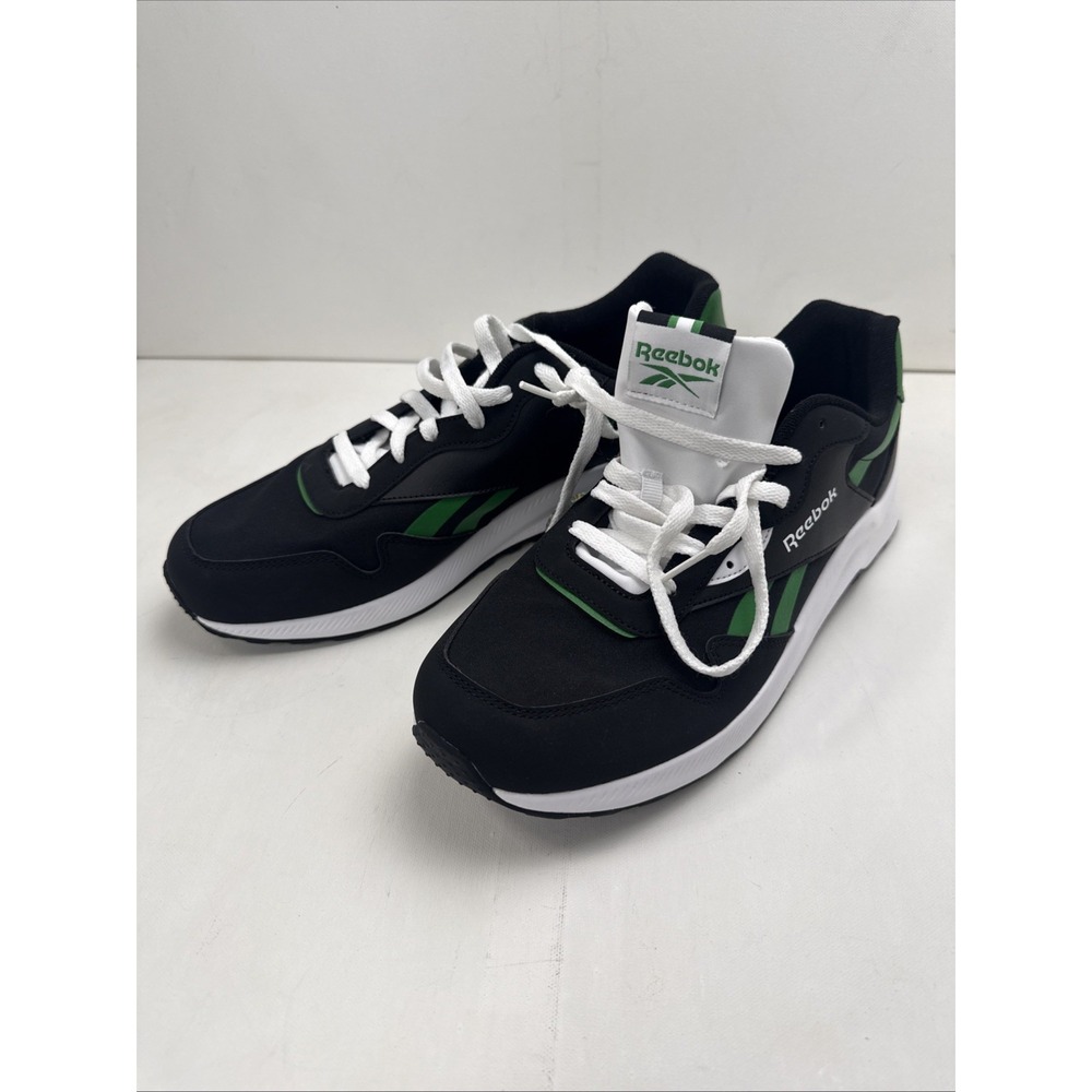 New - Reebok Royal Flag Black & White Green FoamLite BS7966 Men Size 11.5 TShoe